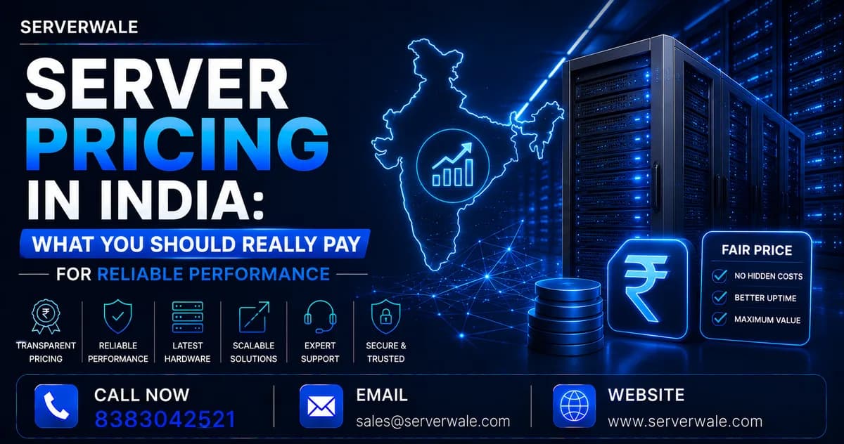 Server Pricing in India: What You Should Really Pay for Reliable Performance
