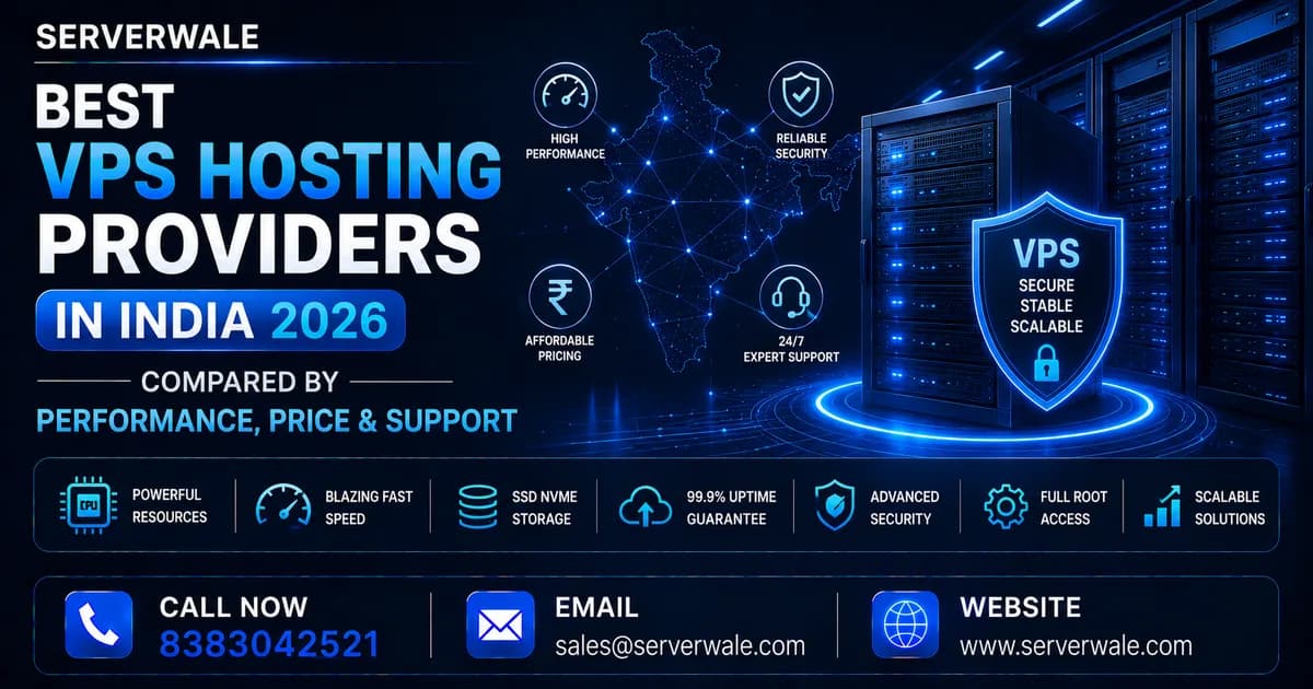 Best VPS Hosting Providers in India 2026: Compared by Performance, Price & Support