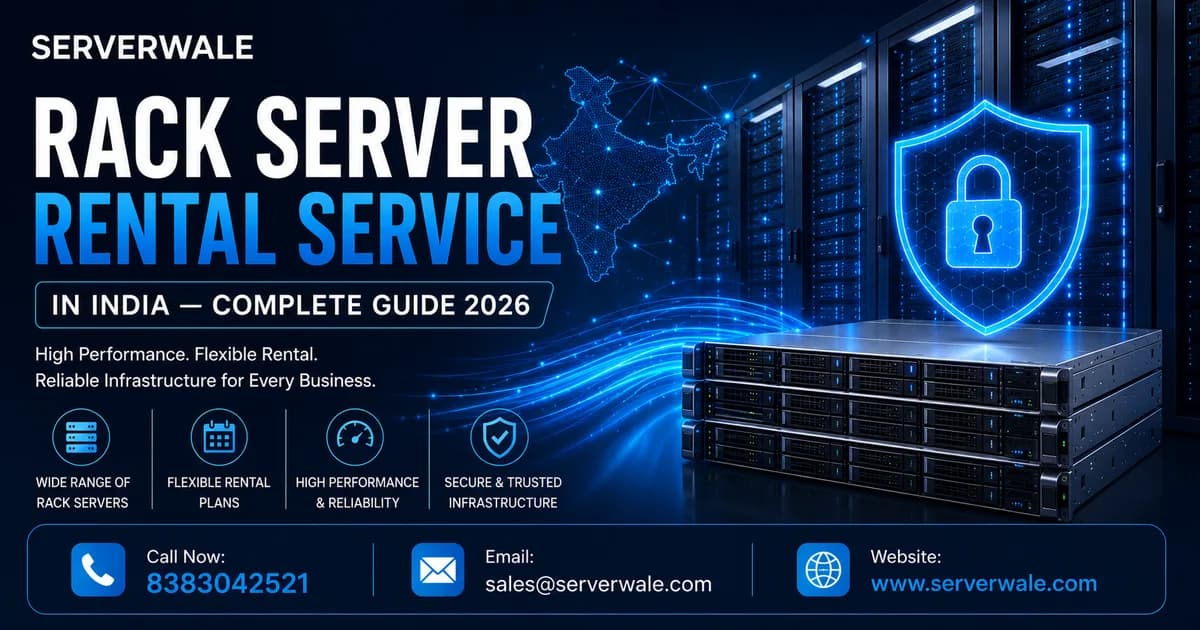 Rack Server Rental Service in India — Complete Guide 2026