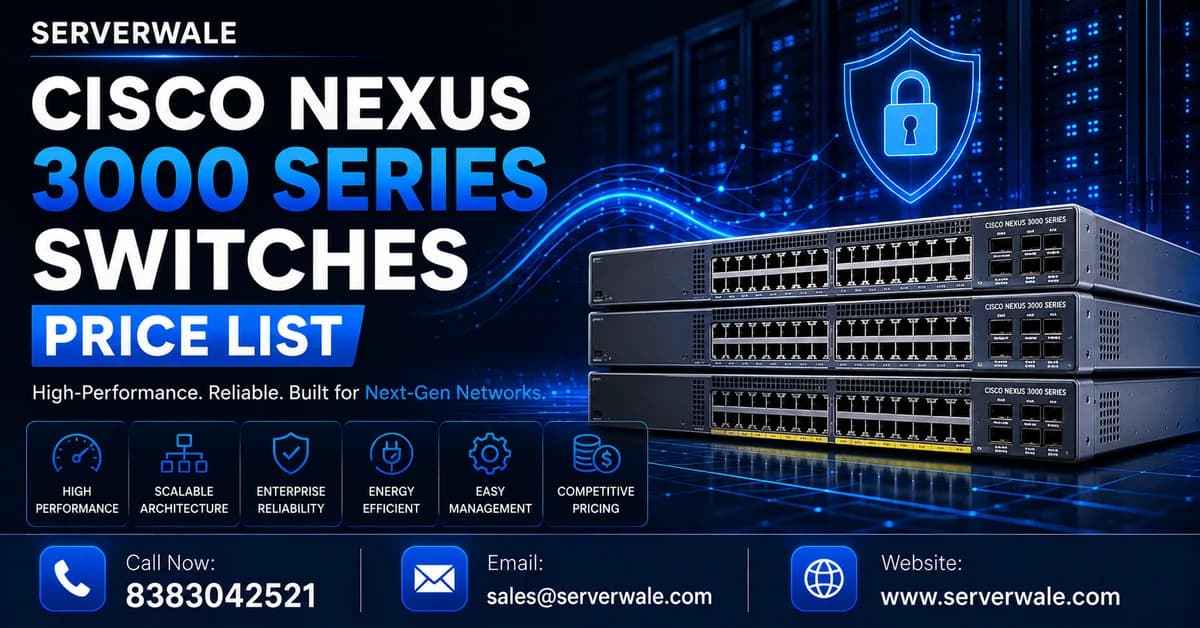 Cisco Nexus 3000 Series Switches Price List
