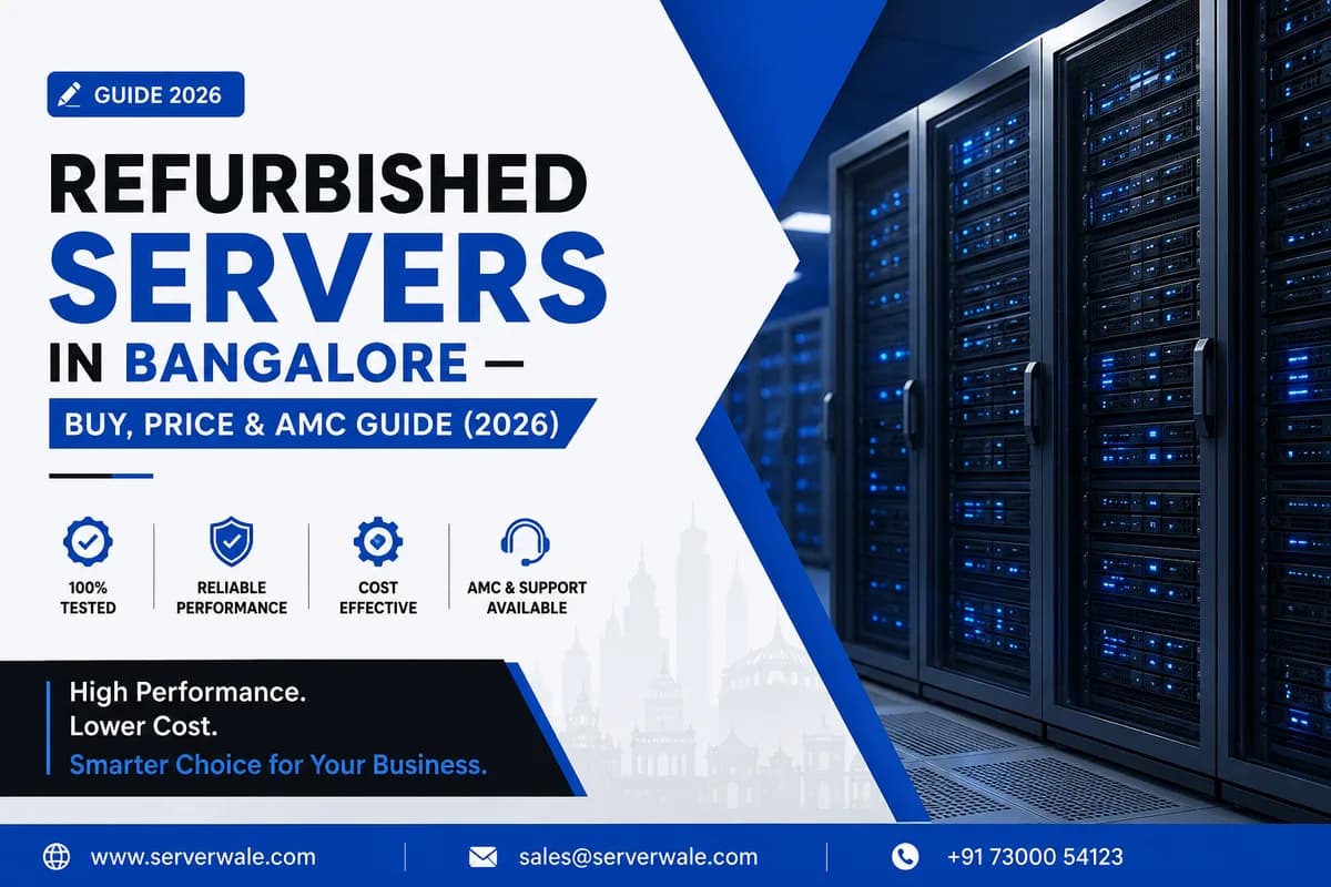 Refurbished Servers in Bangalore — Buy, Price & AMC Guide (2026)
