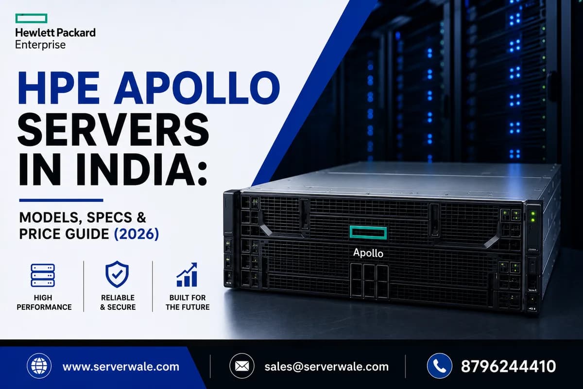 HPE Apollo Servers in India: Models, Specs & Price Guide (2026)