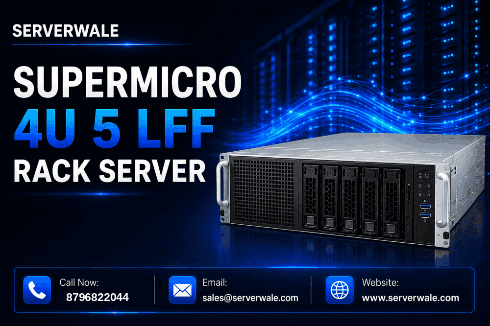 Supermicro 4U 5 LFF Rack Server