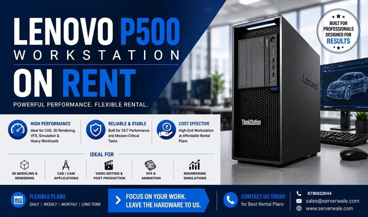 Lenovo P500 Workstation On Rent