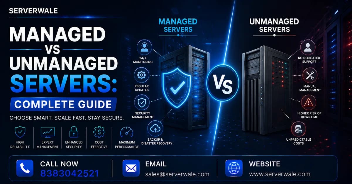Managed vs Unmanaged Servers: Complete Guide