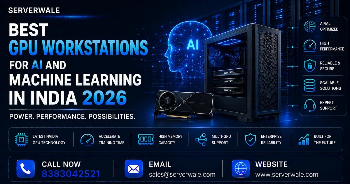 Best GPU Workstations for AI and Machine Learning in India 2026