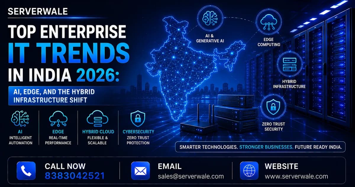 Top Enterprise IT Trends in India 2026: AI, Edge, and the Hybrid Infrastructure Shift