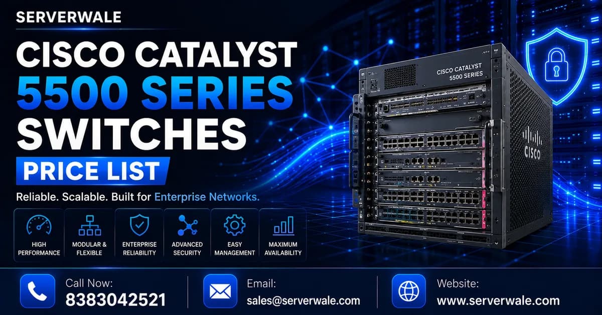 Cisco Catalyst 5500 Series Switches Price List