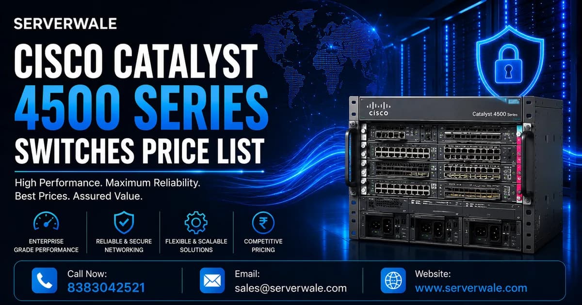 Cisco Catalyst 4500 Series Switches Price list