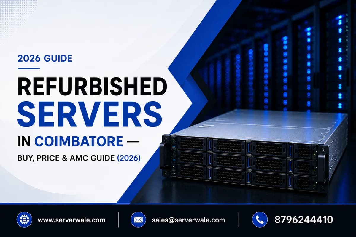 Refurbished Servers in Coimbatore — Buy, Price & AMC Guide (2026)