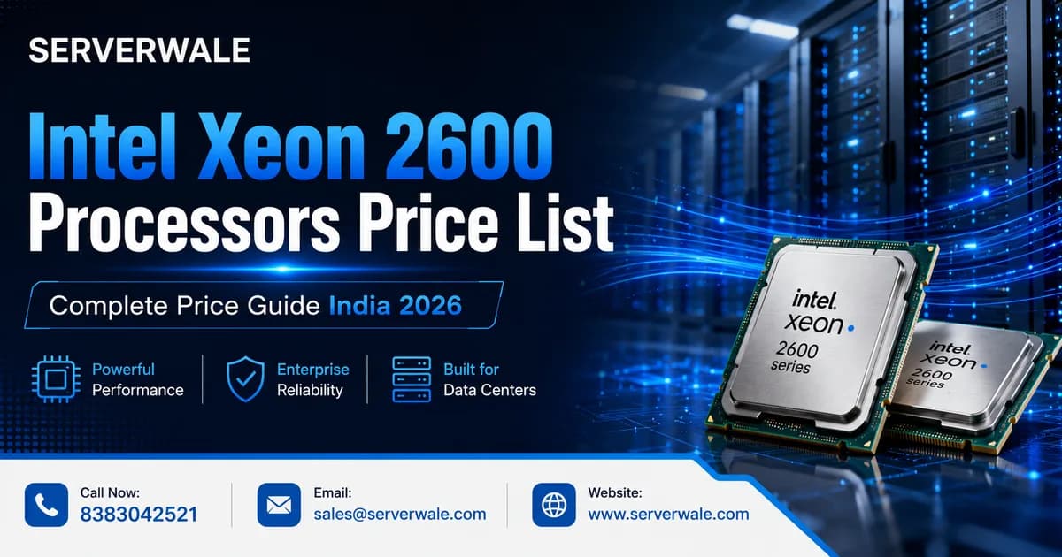Intel Xeon 2600 Processors Price List