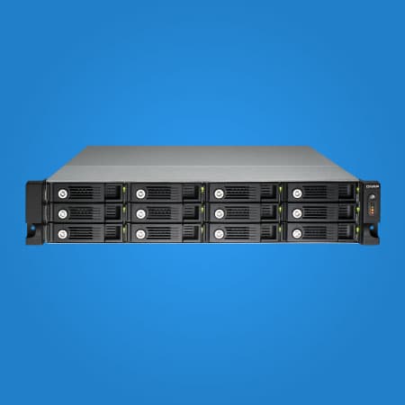 QNAP 12bay 10GbE NAS And iSCSI Server