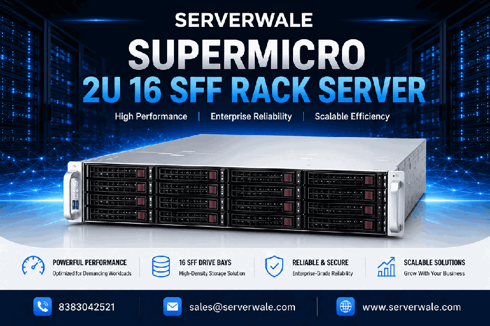 Supermicro 2U 16 SFF Rack server
