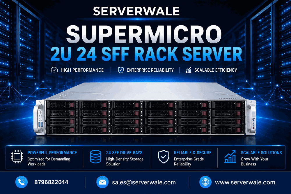 Supermicro 2U 24 SFF Rack server