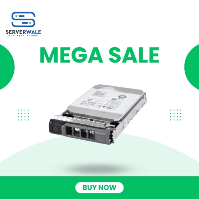 Dell 2TB SAS 7.2K RPM 6Gb/s 3.5" HDD Hard Drive