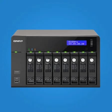 QNAP 8Bay 10GbE iSCSI NAS Storage Server