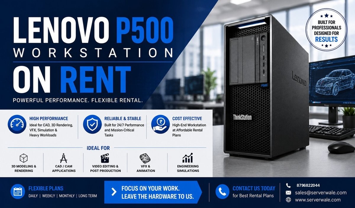 Lenovo P500 Workstation On Rent