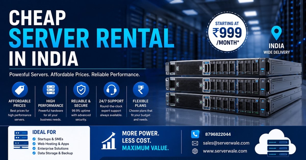 Cheap Server Rental In India