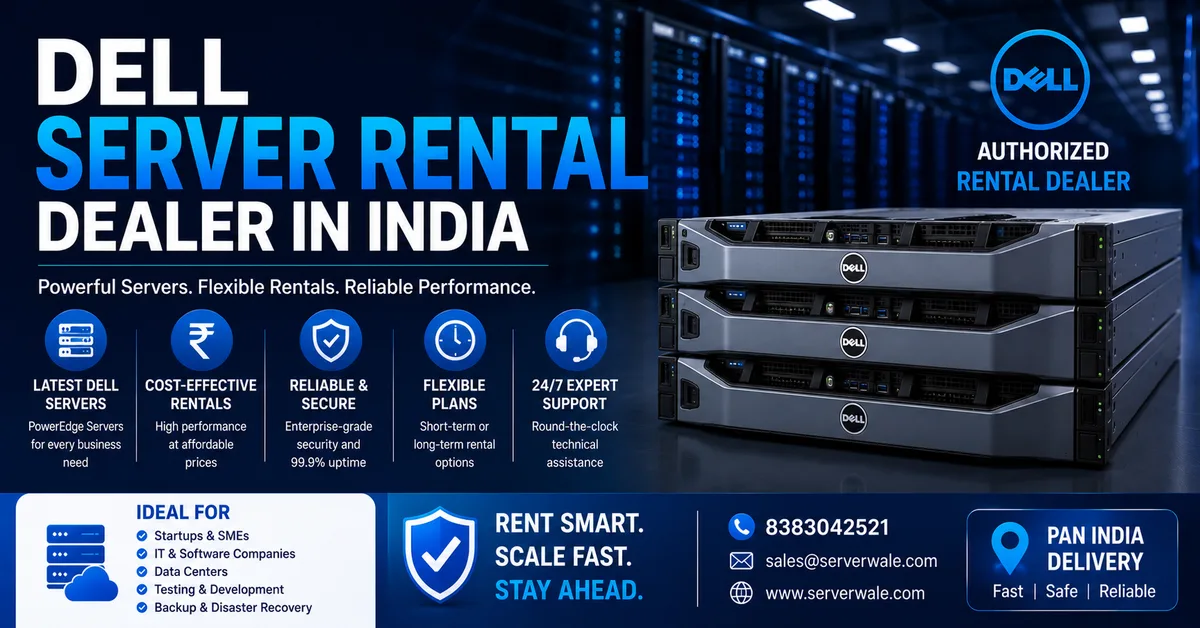 Dell Server Rental Dealer In India
