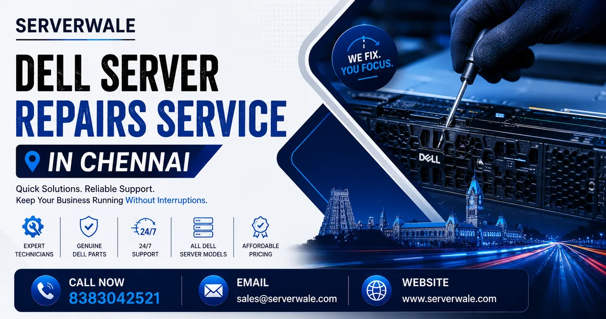 Dell Server Repairs Service In Chennai