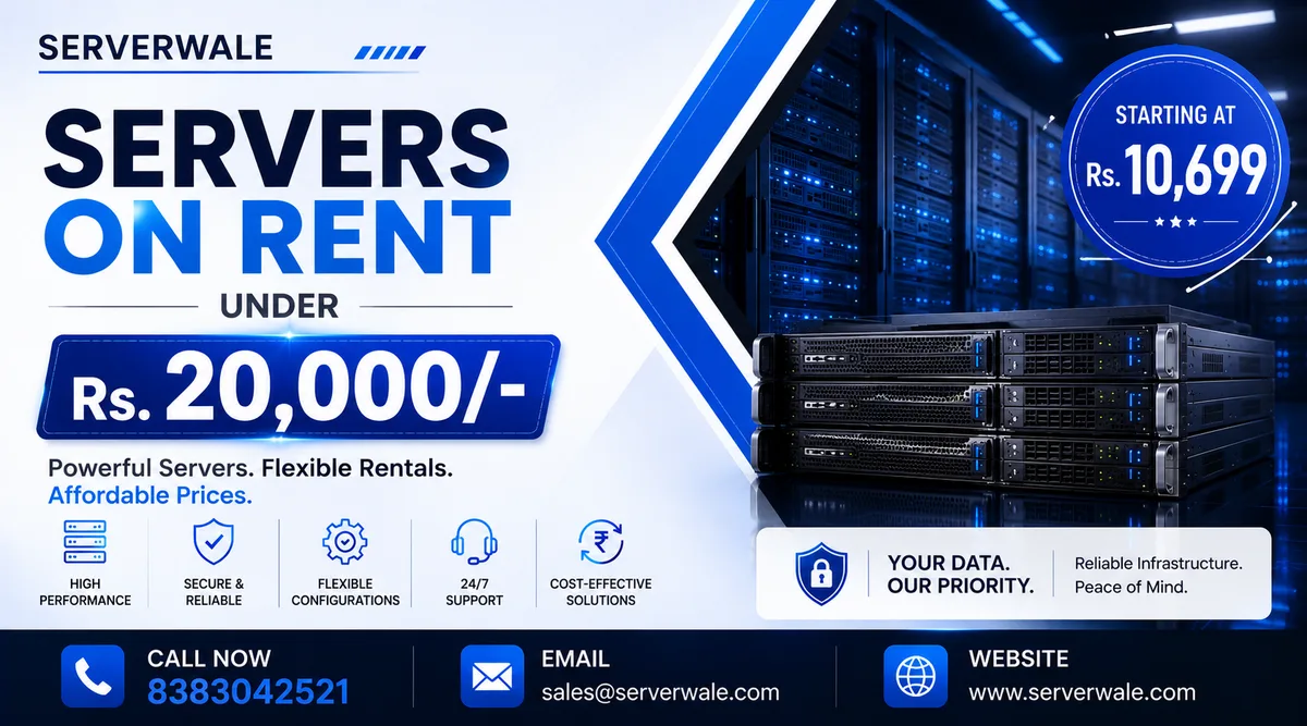 Servers on Rent Under Rs. 20,000/-