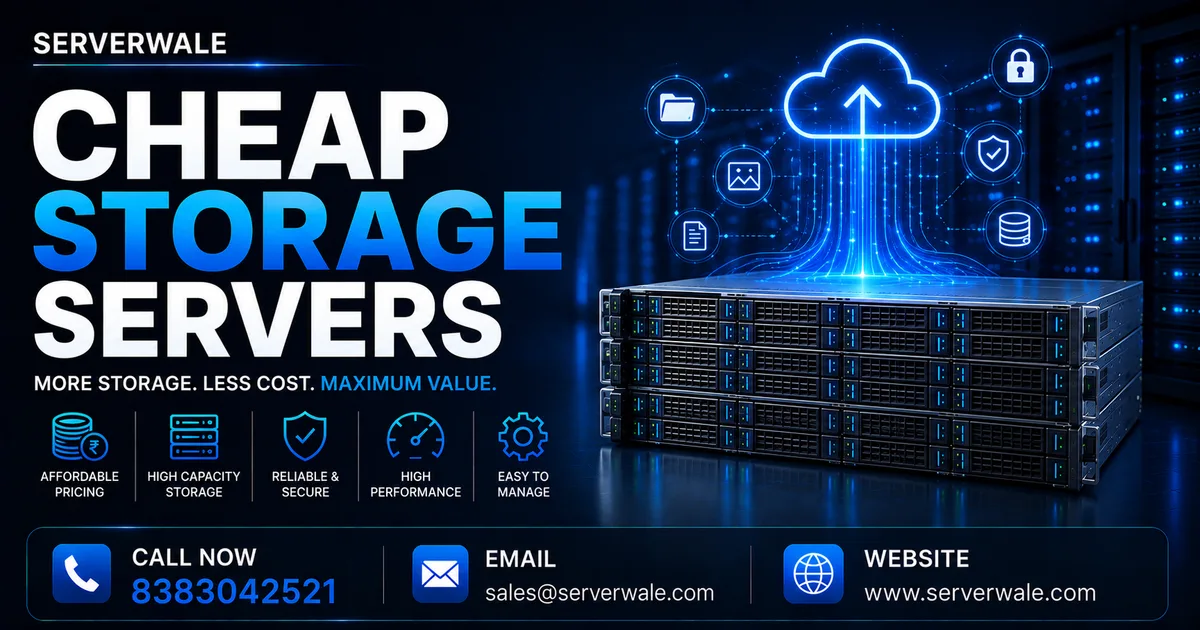 Cheap Storage Servers