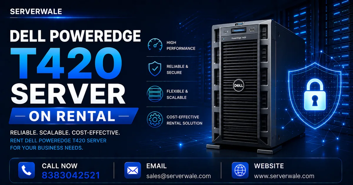 Dell Poweredge T420 Server On Rental