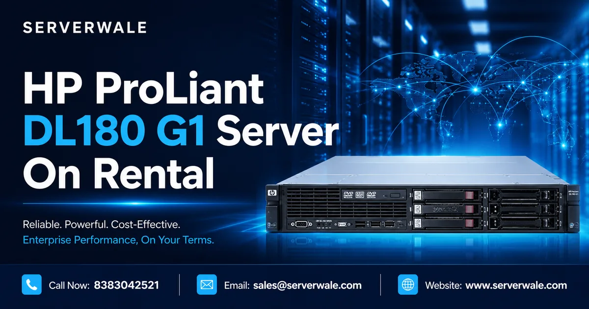 HP ProLiant DL180 G1 Server On Rental