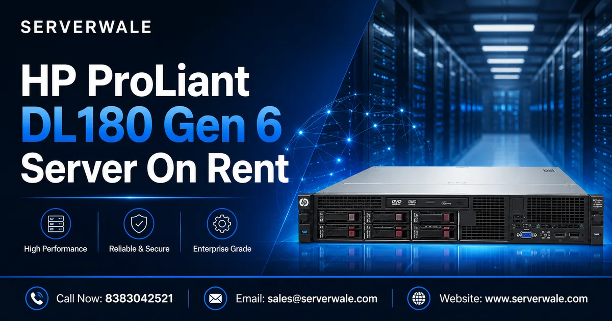 HP ProLiant DL180 Gen 6 Server On Rent