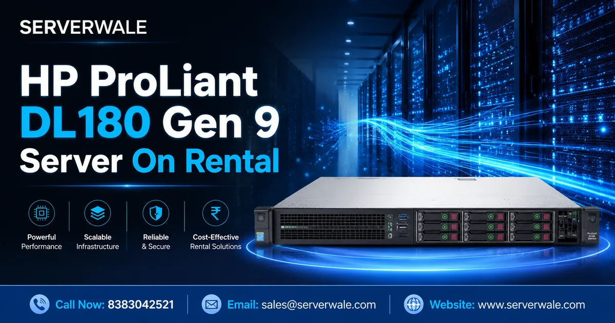 HP ProLiant DL180 Gen 9 Server On Rental