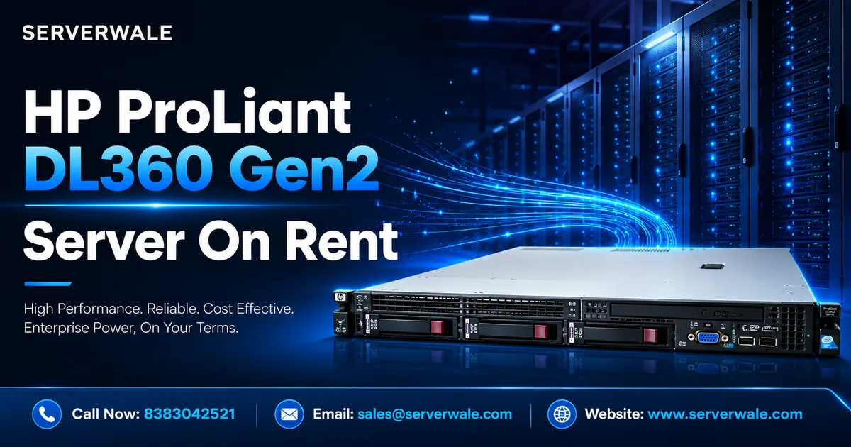 HP ProLiant DL360 Gen2 Server On Rent