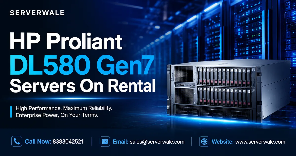 Hp Proliant Dl580 Generation7 Servers On Rental