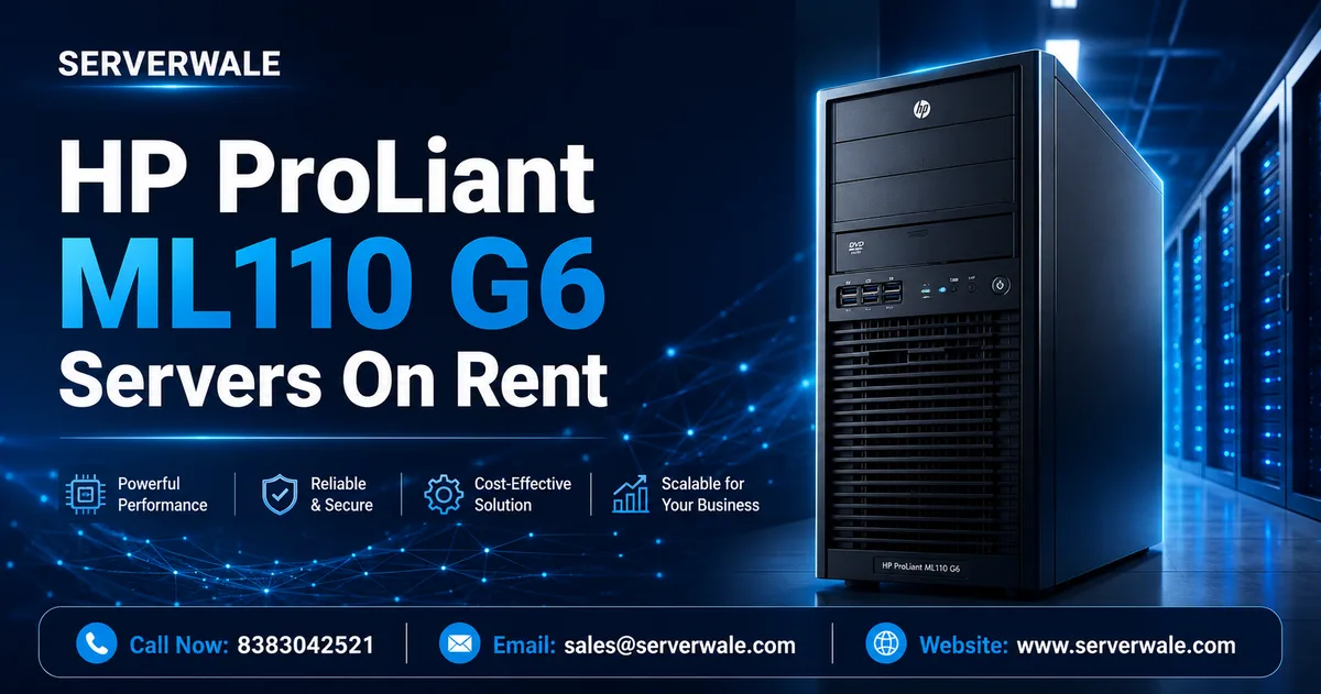 HP ProLiant ML110 G6 Servers On Rent