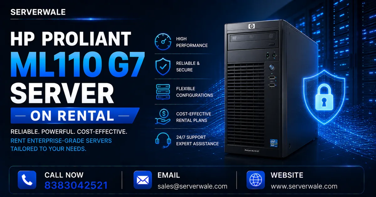 HP ProLiant Ml110 G7 Server On Rental