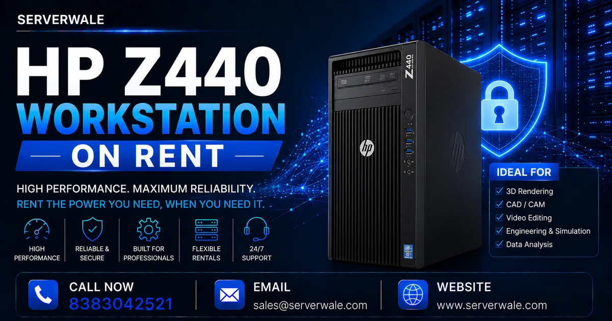 HP Z440 Workstation On Rent