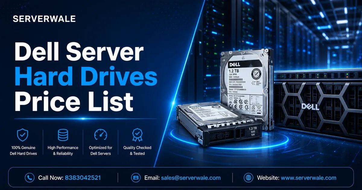 Dell Server Hard Drives Price List