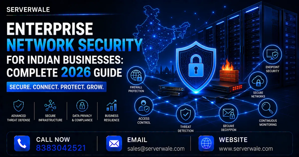 Enterprise Network Security for Indian Businesses: Complete 2026 Guide