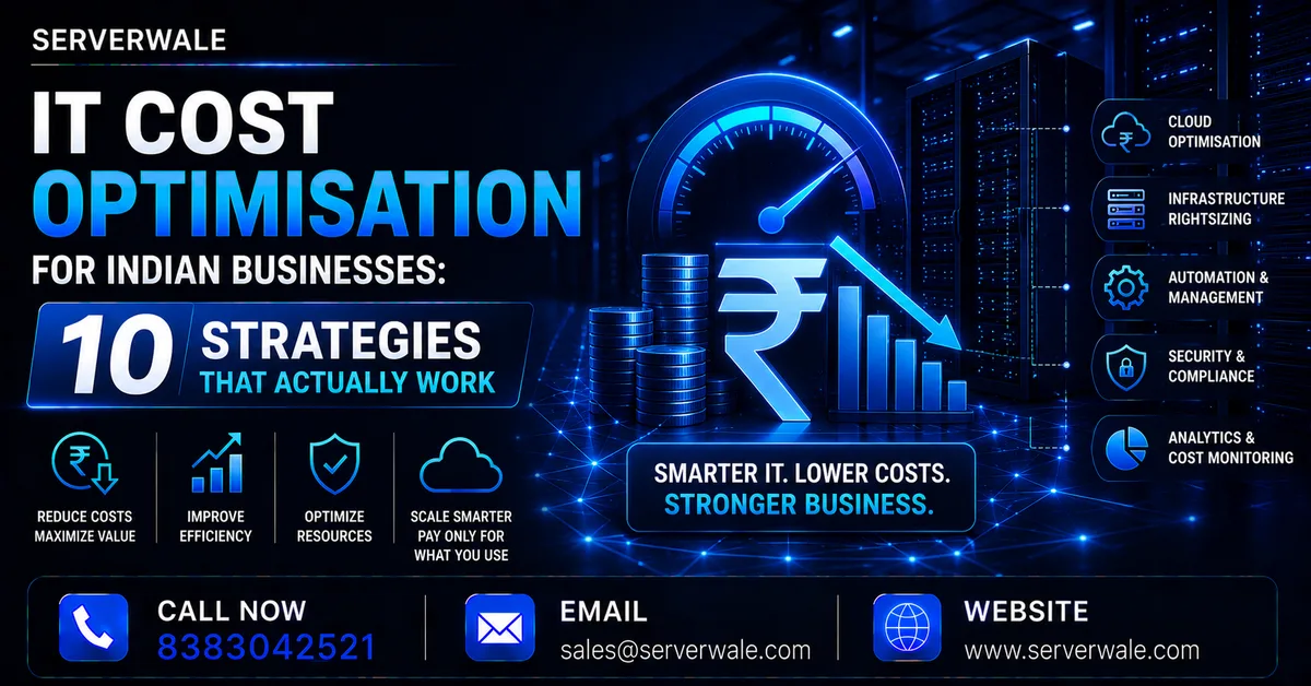 IT Cost Optimisation for Indian Businesses: 10 Strategies That Actually Work