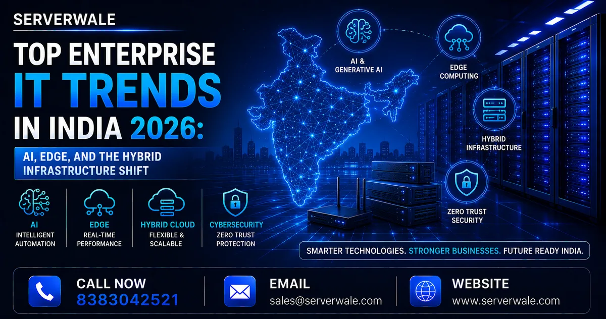 Top Enterprise IT Trends in India 2026: AI, Edge, and the Hybrid Infrastructure Shift
