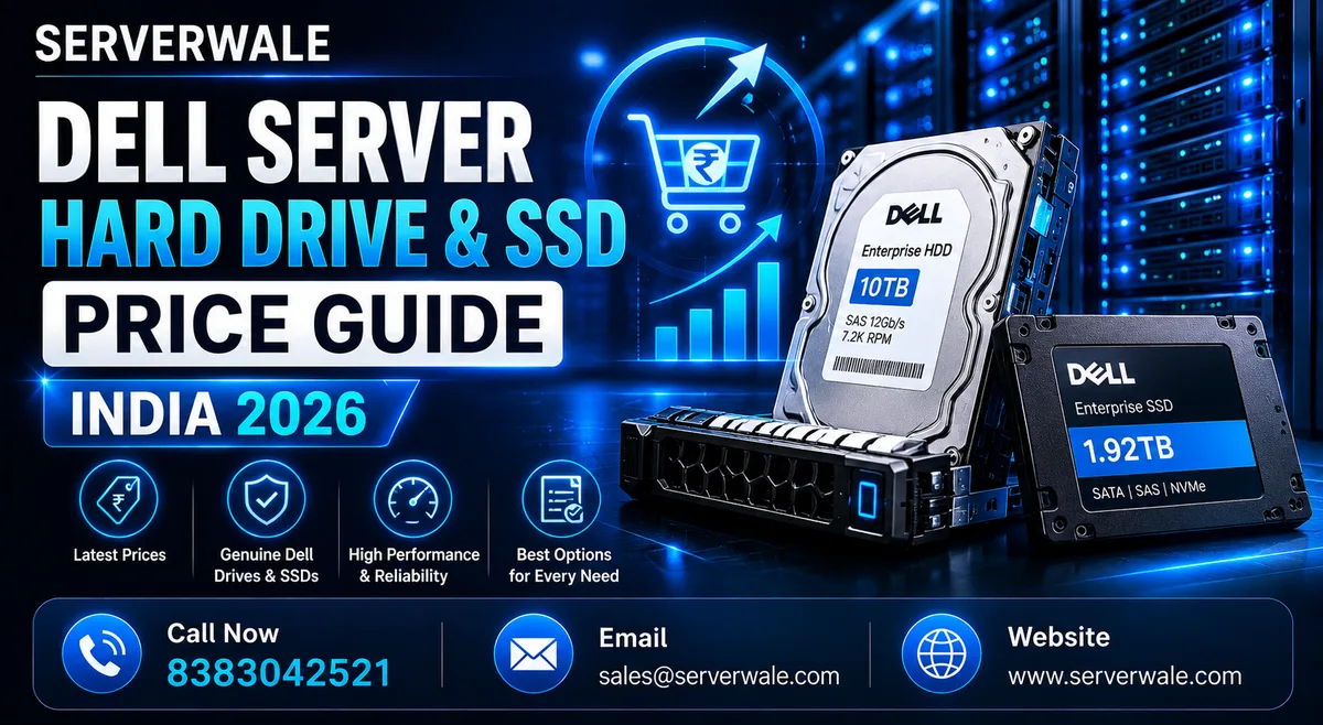 Dell Server Hard Drive & SSD Price Guide India 2026