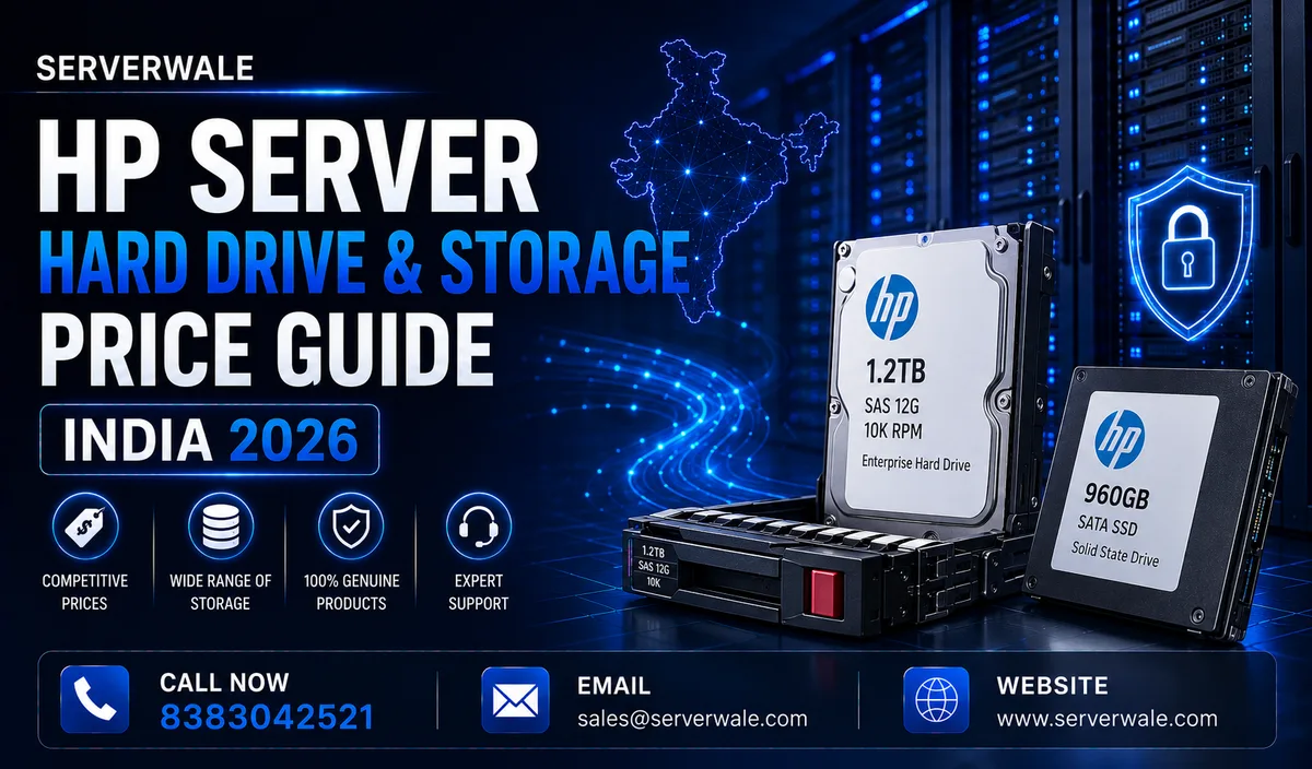 HP Server Hard Drive & Storage Price Guide India 2026