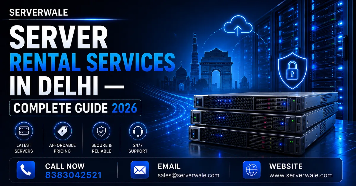Server Rental Services in Delhi — Complete Guide 2026