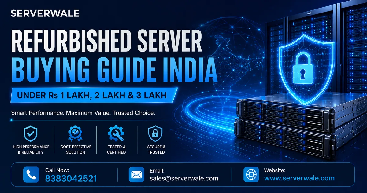 Refurbished Server Buying Guide India — Under Rs 1 Lakh, 2 Lakh & 3 Lakh