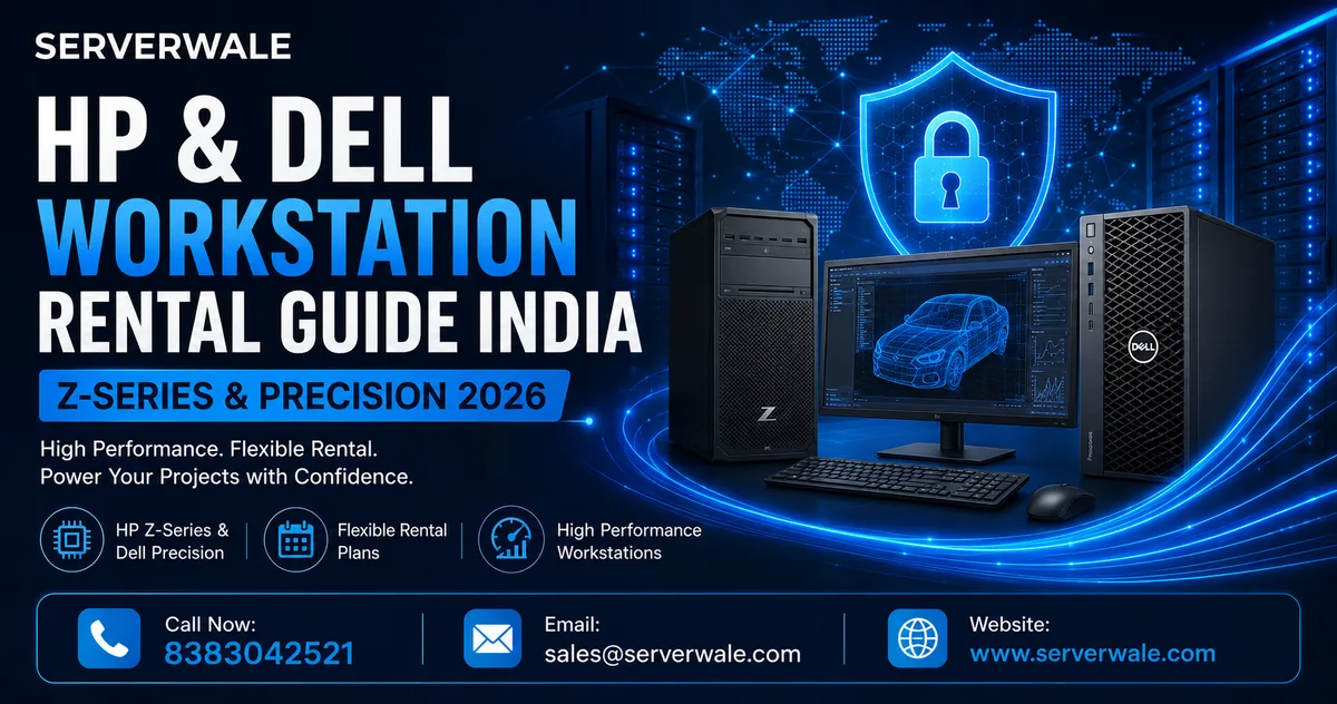 HP & Dell Workstation Rental Guide India — Z-Series & Precision 2026