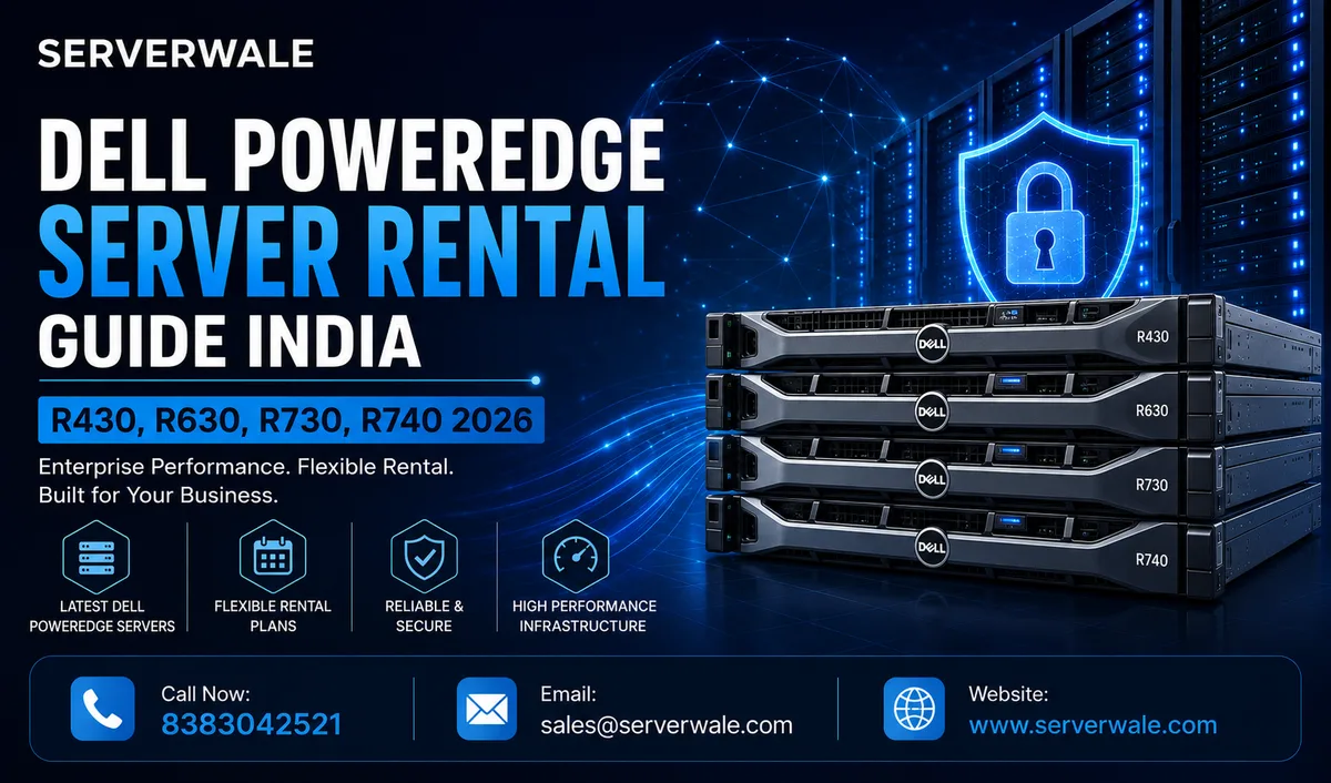 Dell PowerEdge Server Rental Guide India — R430, R630, R730, R740 2026