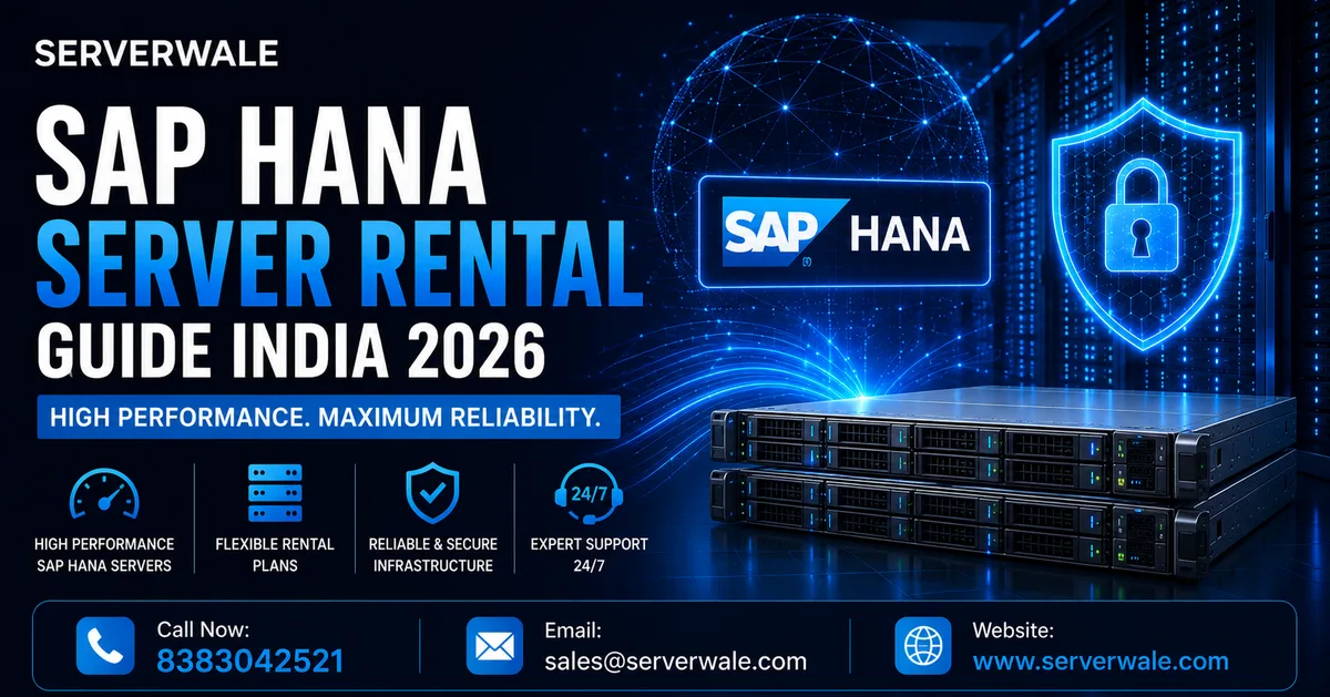 SAP HANA Server Rental Guide India 2026