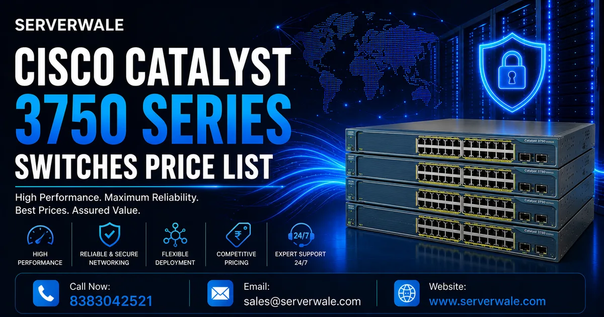 Cisco Catalyst 3750 Series Switches Price list
