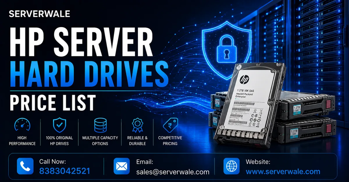 HP Server Hard Drives Price List