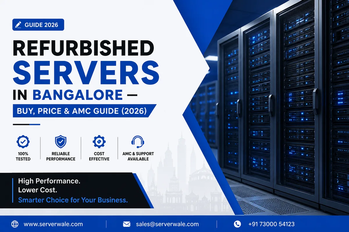 Refurbished Servers in Bangalore — Buy, Price & AMC Guide (2026)