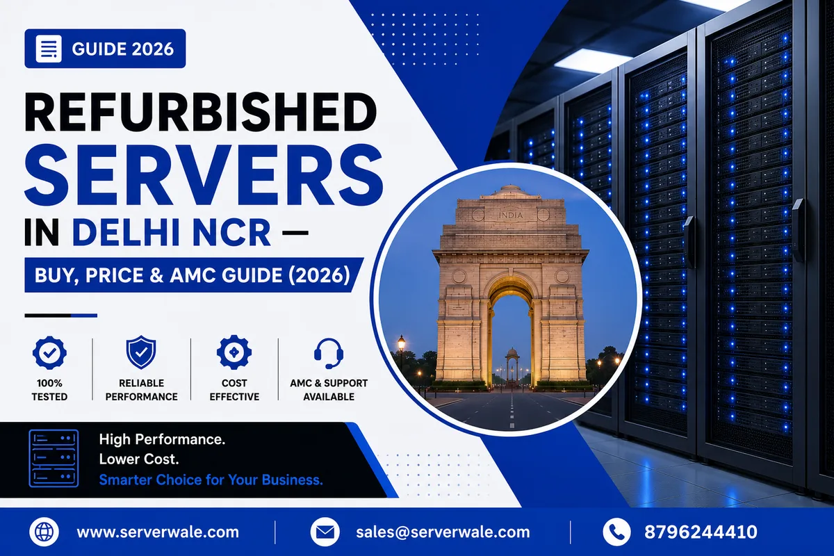 Refurbished Servers in Delhi NCR — Buy, Price & AMC Guide (2026)